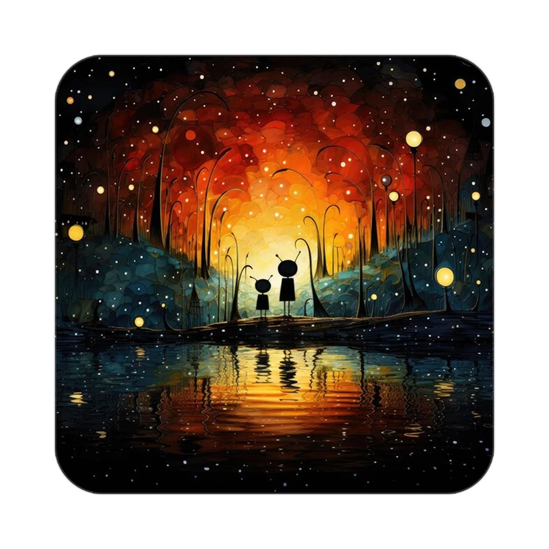 زیر لیوانی کاکتی مدل عاشقانه کد mp14404