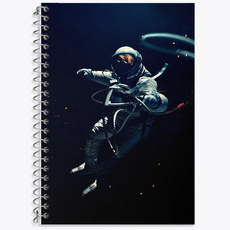 دفتر لغت 50 برگ خندالو طرح فضانورد کد F1843