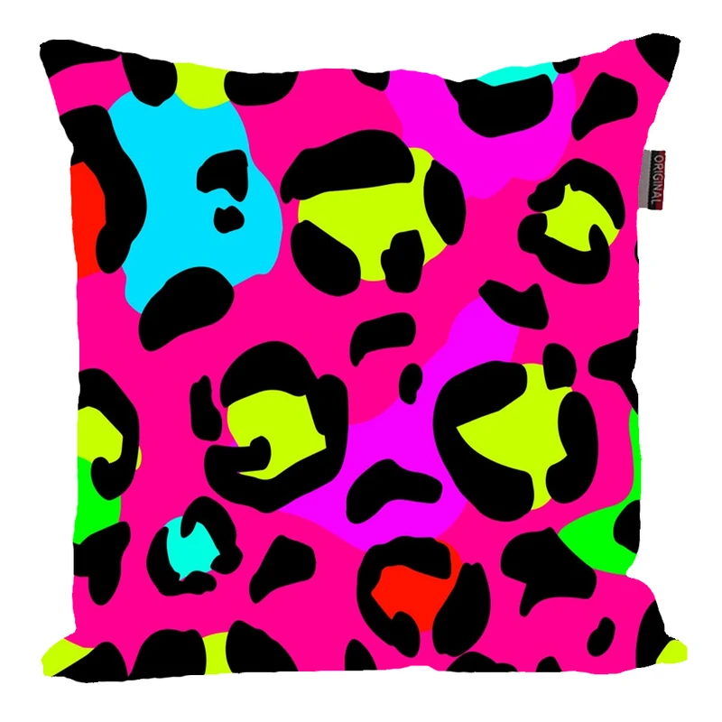 کوسن پاد آفرین مدل فانتزی طرح پلنگی کد PK30182