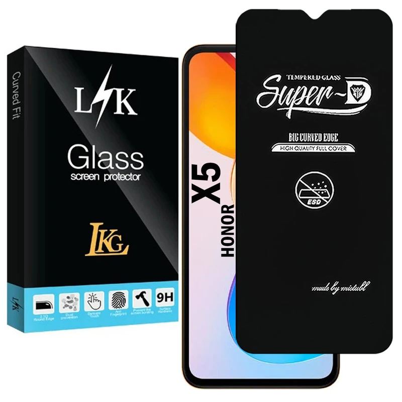 محافظ صفحه نمایش شیشه ای ال کا جی مدل SupD-Lk مناسب برای گوشی موبایل آنر X5