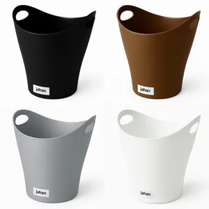 سطل زباله اداری جهان مدل دسته دار بسته 4 عددی