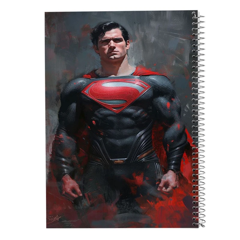 دفتر ژورنال نویسی 50 برگ مدوپد مدل نقطه ای طرح سوپرمن کد DF14988