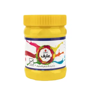 مادر رنگ نیم پلاستیک زرد عارف کد 006 وزن 500 گرم 