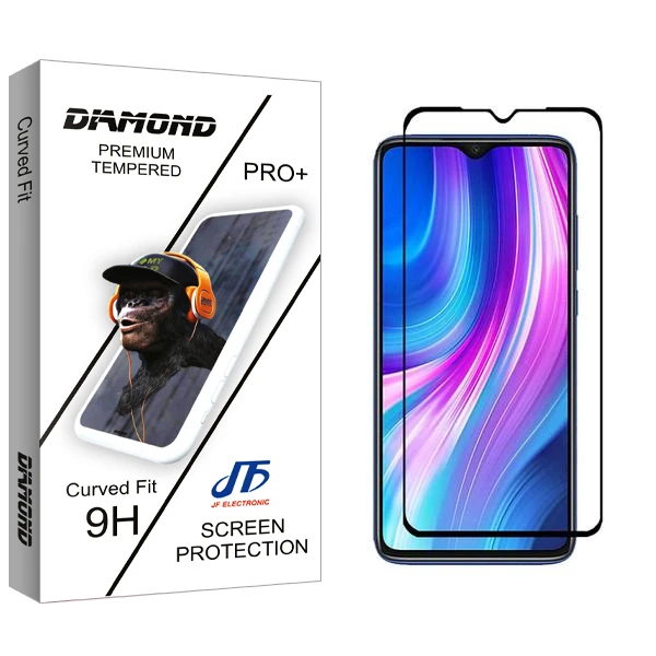 محافظ صفحه نمایش سرامیکی جی اف مدل Diamond مناسب برای گوشی موبایل شیائومی Redmi Note 8 Pro