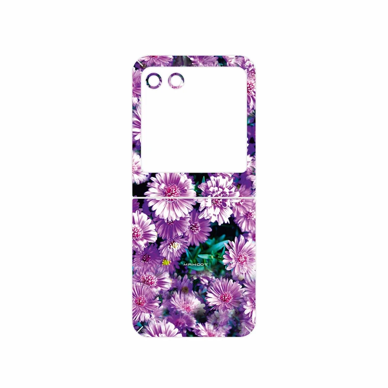 برچسب پوششی ماهوت مدل Purple_Flower مناسب برای گوشی موبایل موتورولا Razr 40 Ultra