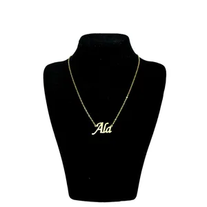 گردنبند نقره زنانه آی جواهر طرح آلا مدل N610
