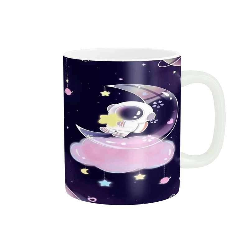 ماگ پادآفرین مدل کارتونی طرح فضانورد کد p9715