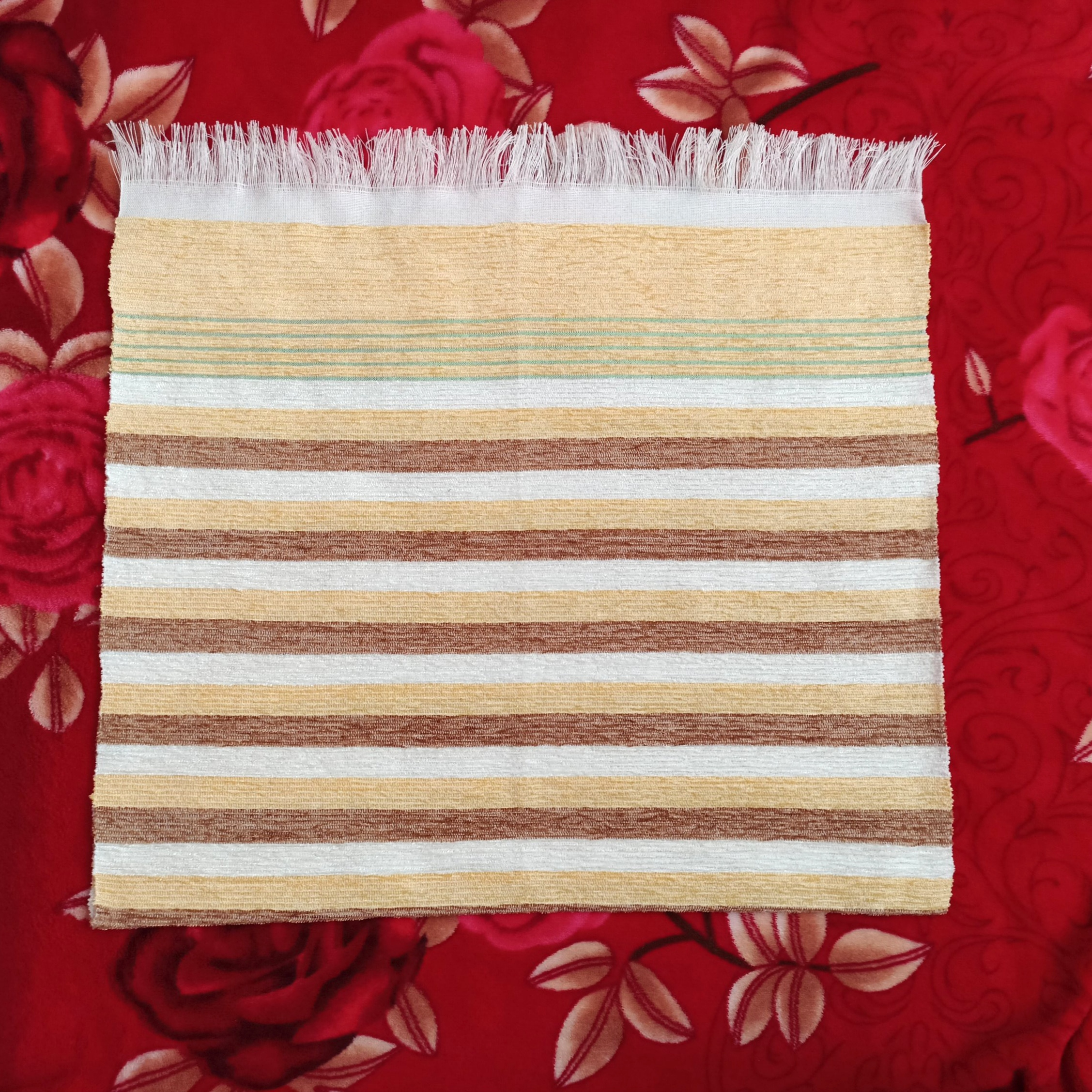 حوله محلی سنتی مدل دستبافت مخمل کد 41  بسته 3 عددی