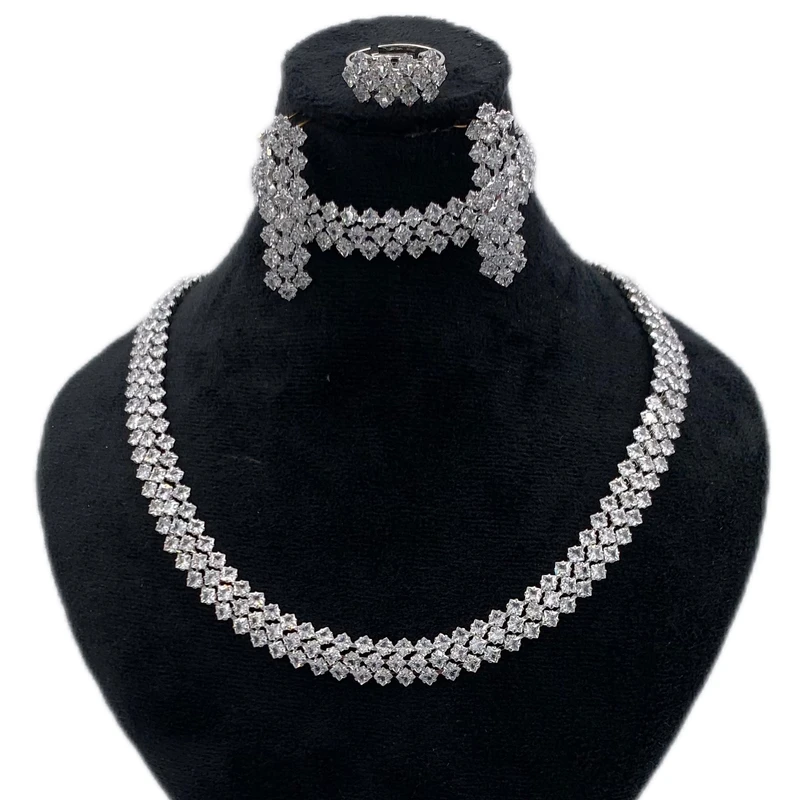 نیم ست زنانه مدل جواهری کد KYSER017