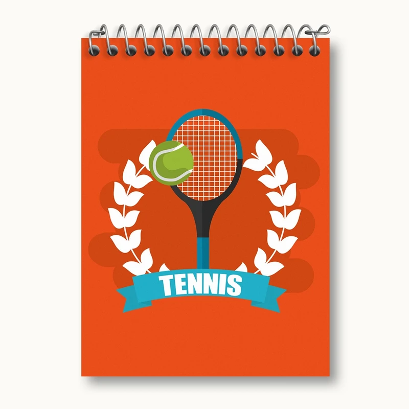 دفتر یادداشت 50 برگ خندالو مدل تنیس Tennis کد 26632