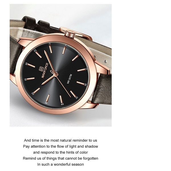 ساعت مچی عقربه ای زنانه نیوی فورس مدل 5024BK -  - 5