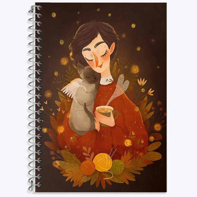 دفتر لغت 50 برگ خندالو طرح دخترانه کد F8210