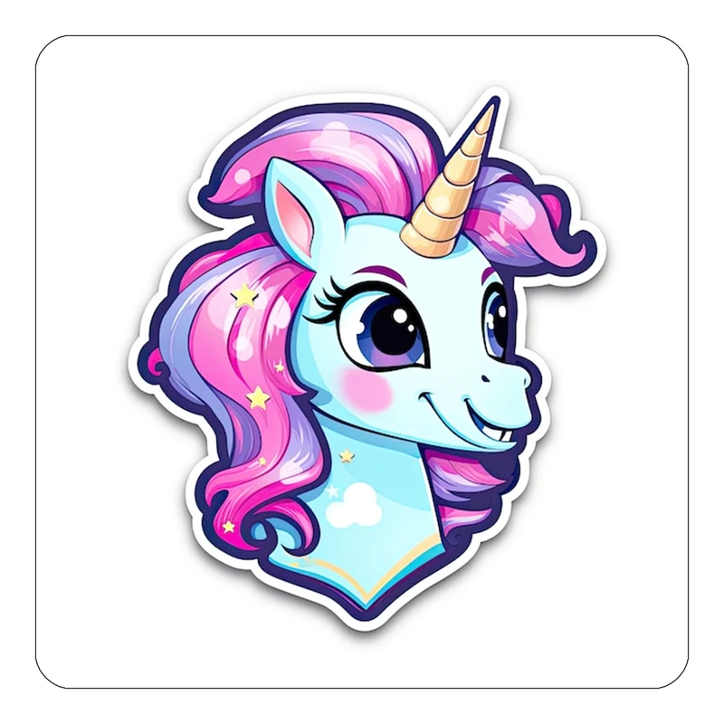 مگنت کاکتی طرح اسب تک شاخ و یونیکورن مدل mp30523