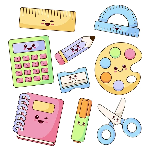  استیکر پارچه و لباس پاد آفرین طرح مدرسه کد 2956