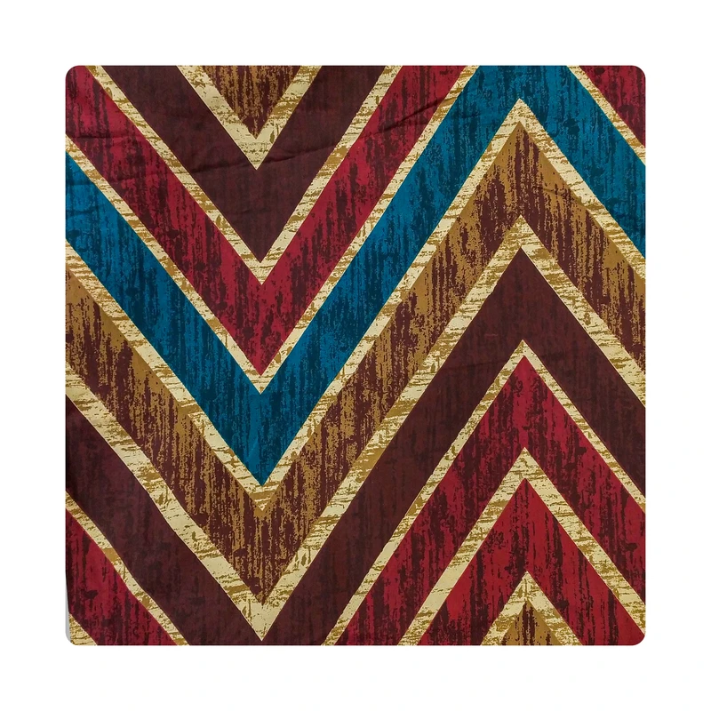 روکش لحاف آدنو مدل Colord zigzag کد IR42 یک نفره سایز 160x220 سانتی متر