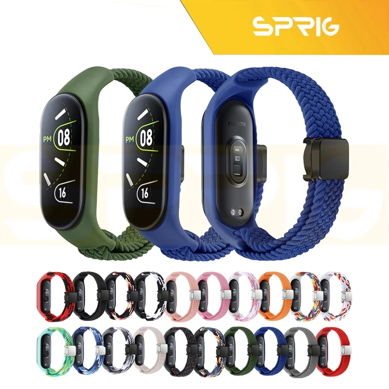 عکس شماره 4 : بند اسپریگ مدل magnetic braided مناسب برای ساعت هوشمند شیائومی mi band 3-4-5-6-7