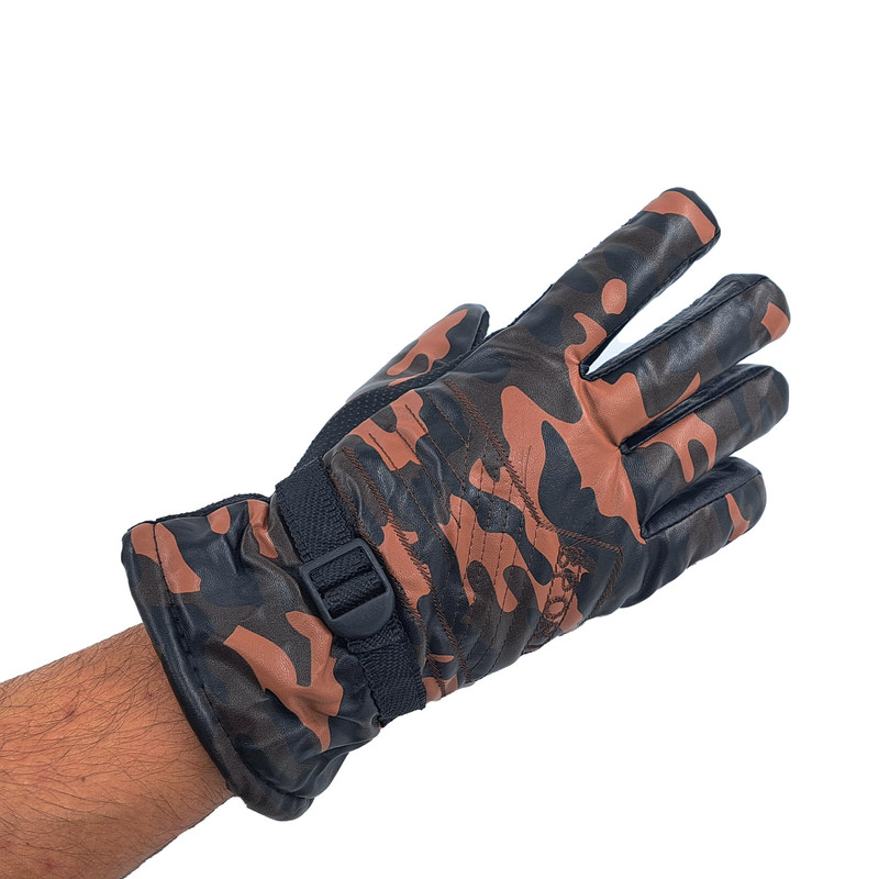 دستکش موتورسواری مدل SPORT-ORIB طرح چریکی کد 1019