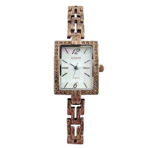 ساعت مچی عقربه ای زنانه مدل کیمیو دور نگین کد 01 
