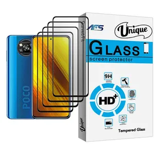 AFS Unique Glass MIX004 Screen Protector For Xiaomi Poco X3 NFC Pack Of 4