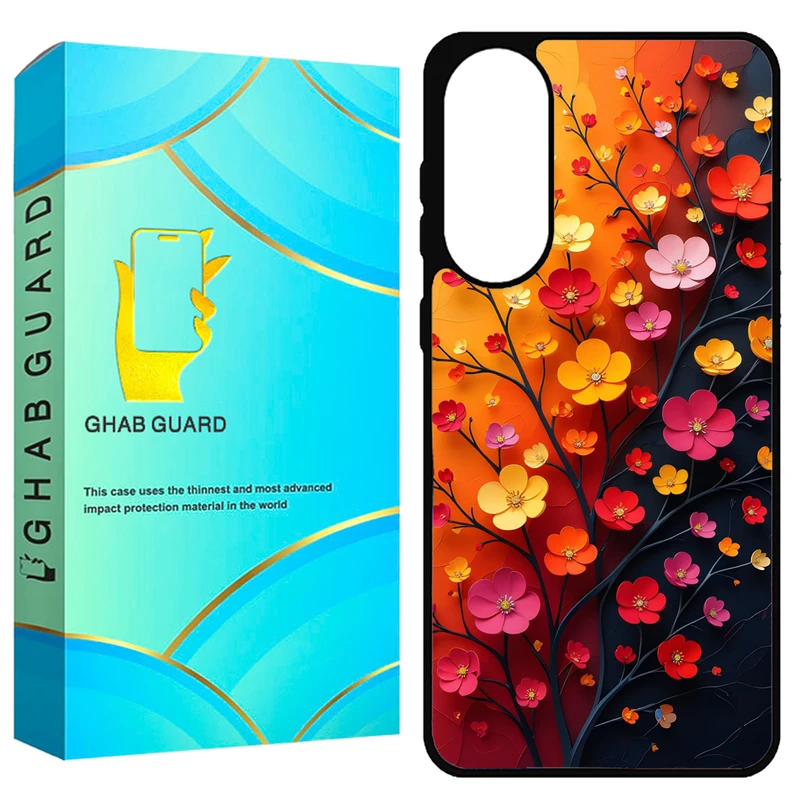 کاور قاب گارد طرح گل مدل S25EG مناسب برای گوشی موبایل سامسونگ Galaxy S25 Edge