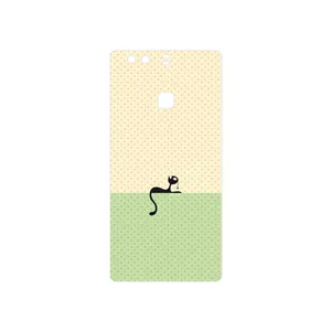 MAHOOT Minimal Internet Cat Icon Cover Sticker for Huawei P9 Plus