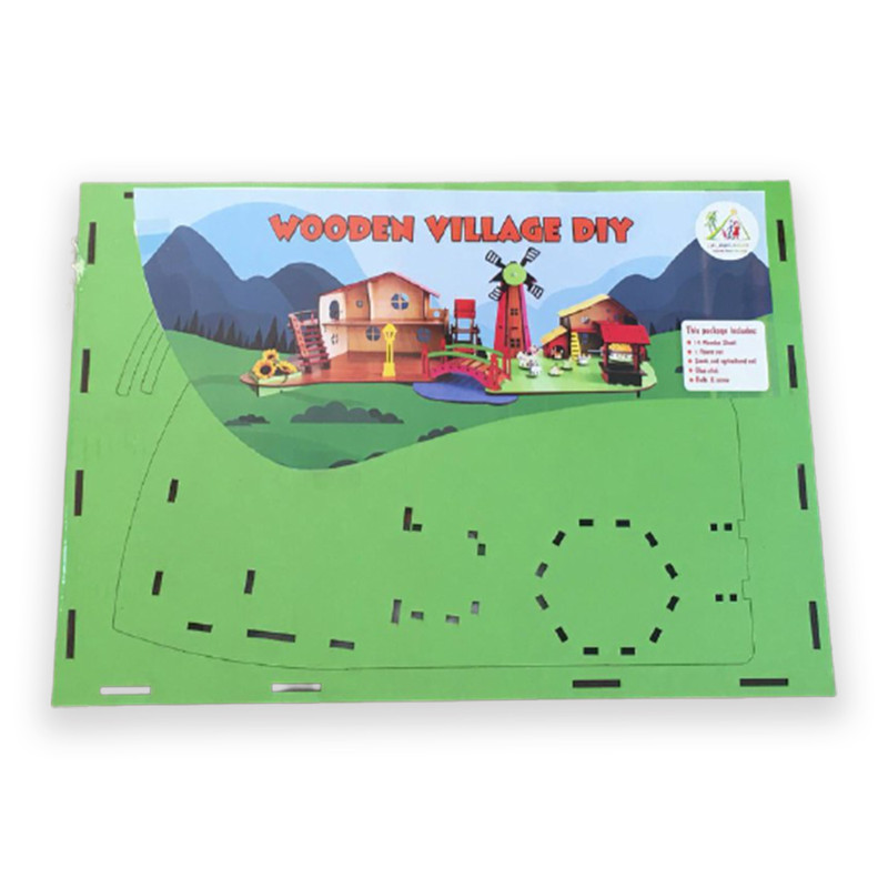 ساختنی خانواده باهوش من مدل شهرک چوبی