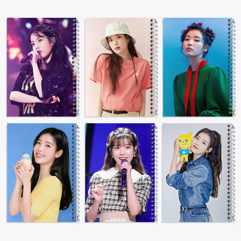 دفتر نقاشی 50 برگ خندالو طرح آیو (IU) کد 778 مجموعه 6 عددی