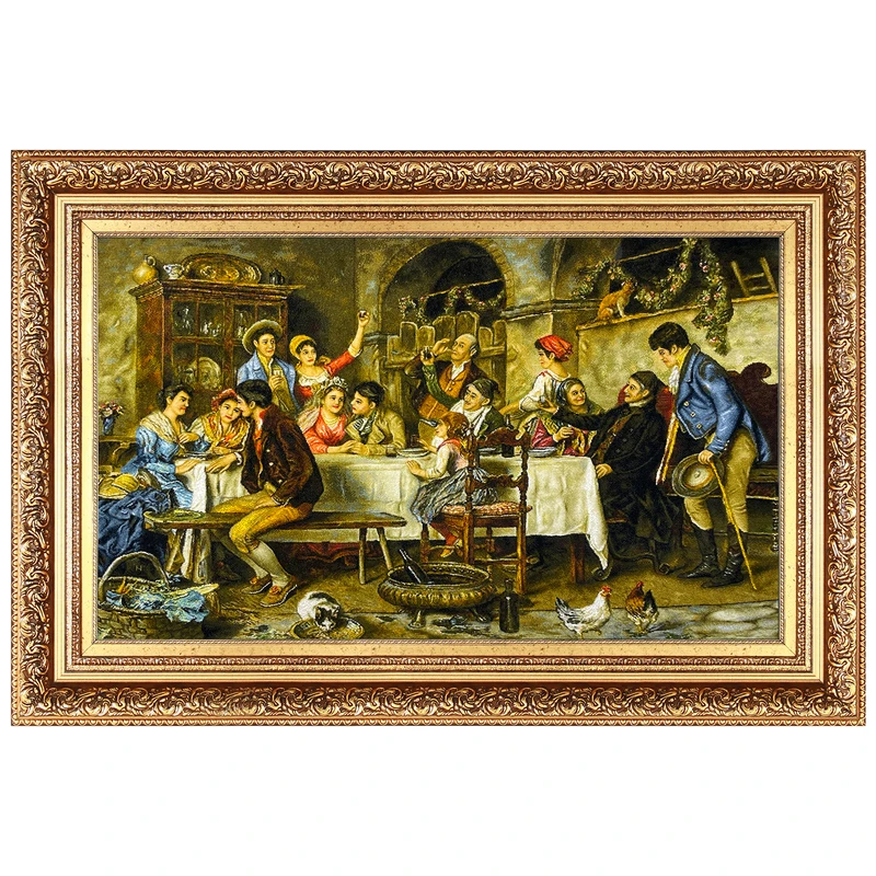 تابلو فرش دستباف مدل کافه کد 569987