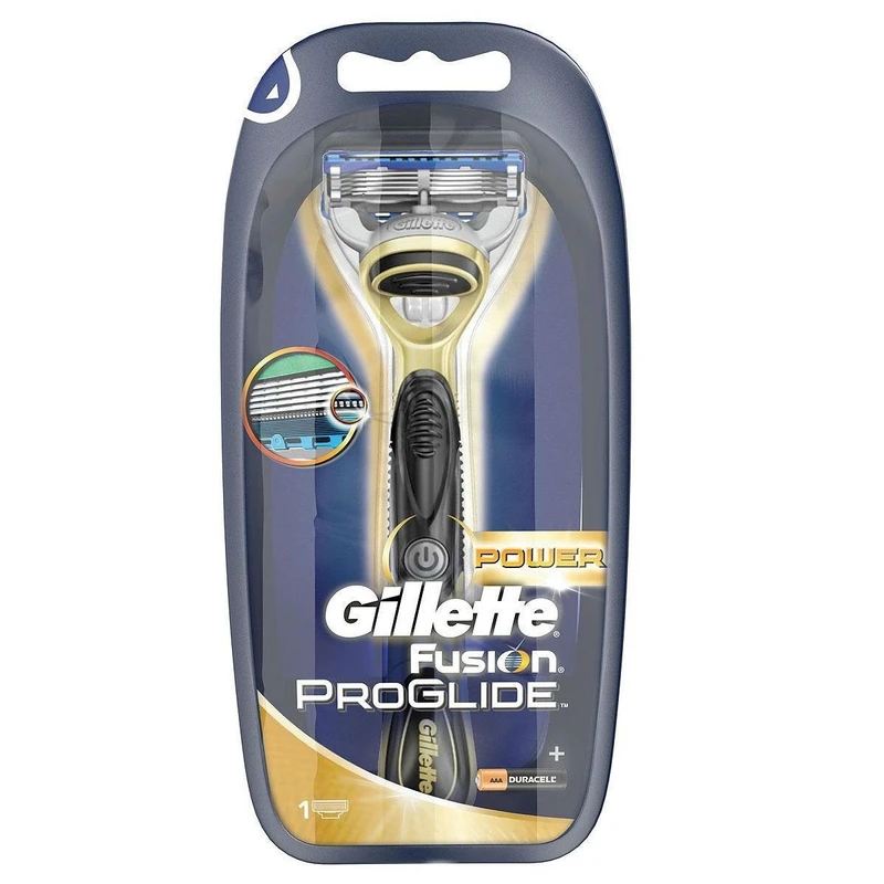 خود تراش ژیلت مدل Fusion Proglide Power Golden Edition