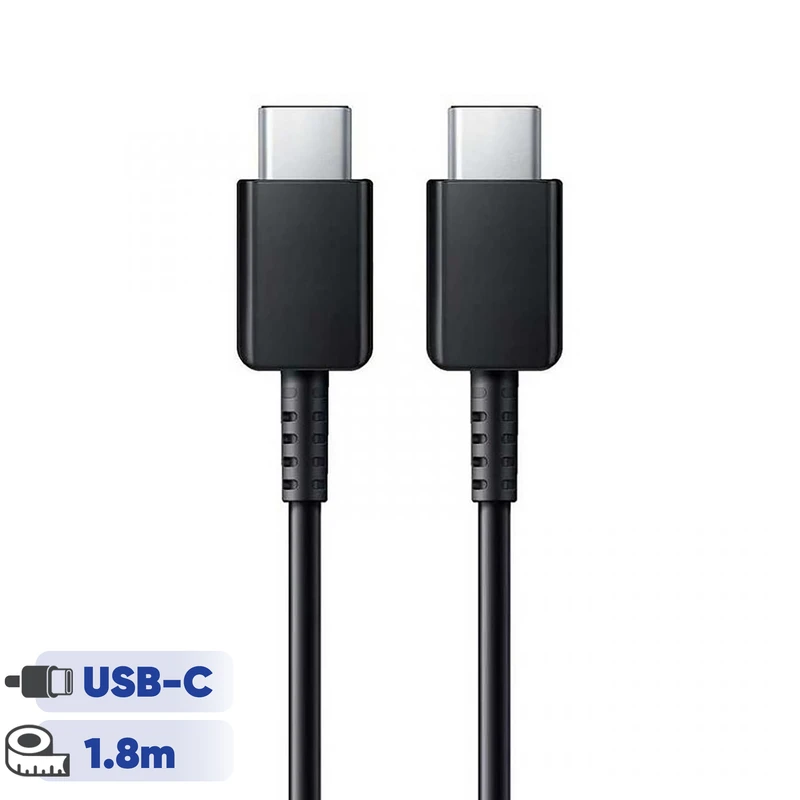 کابل تبدیل USB-C به USB-C سامسونگ مدل 1.8 متری - 3 آمپر