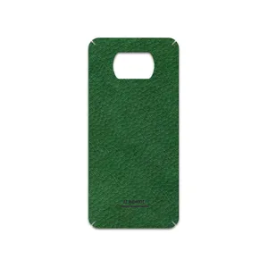 MAHOOT Green-Leather Cover Sticker for Xiaomi Poco X3 NFC