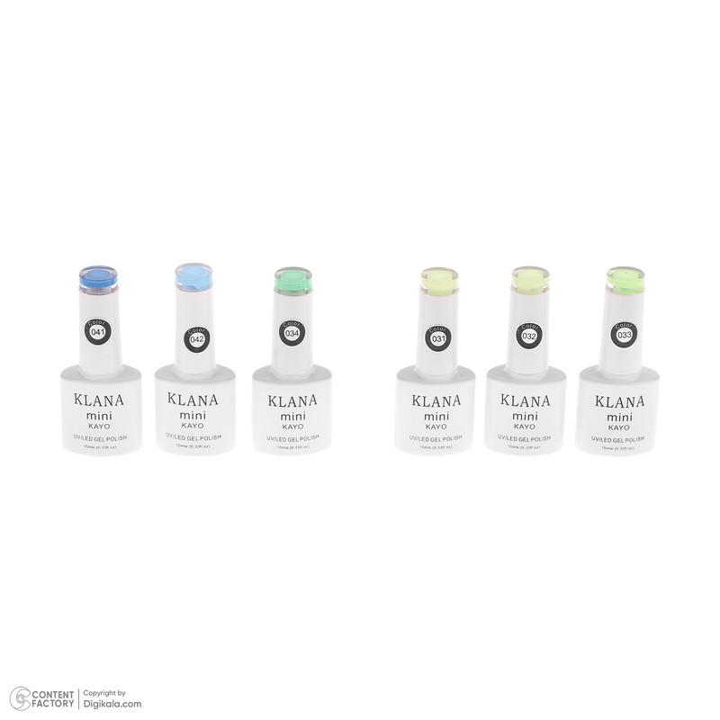 لاک ژل ناخن کلانا مدل لاکچری بسته 50 عددی