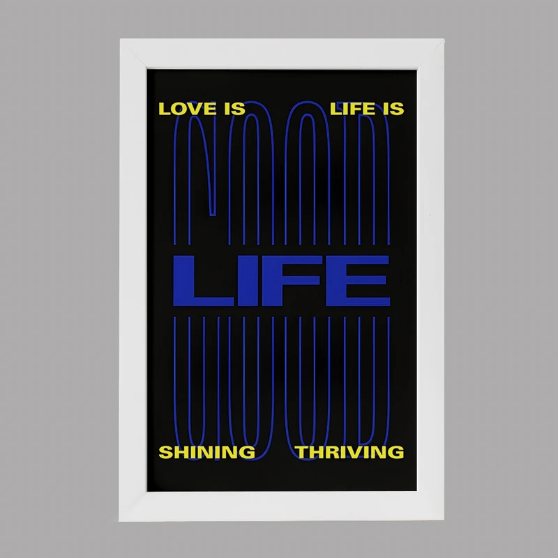 تابلو خندالو مدل Life کد F6390