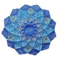 بشقاب میناکاری مدل اسلیمی کد TM404