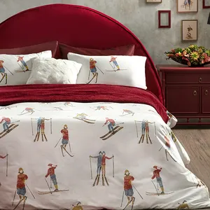 سرویس روتختی انگلیش هوم مدل  Winter Vacay  دو نفره چهار تکه