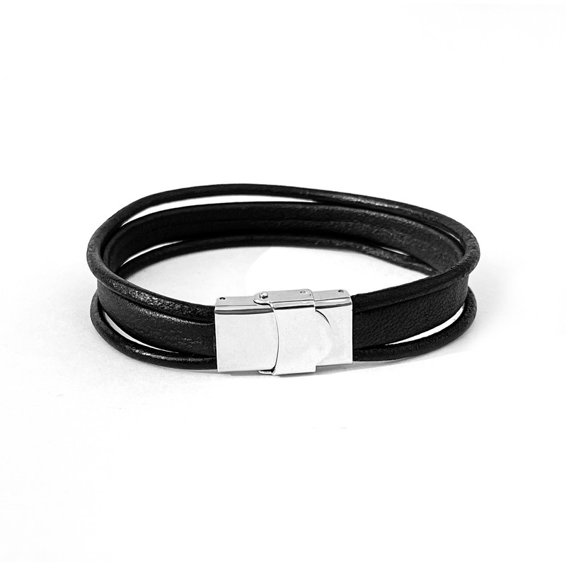 دستبند چرم لانکا مدل BB-17 دستبند چرم لانکا مدل BB-17