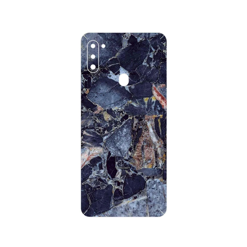 برچسب پوششی ماهوت مدل Broken black marble مناسب برای گوشی موبایل سامسونگ Galaxy M11