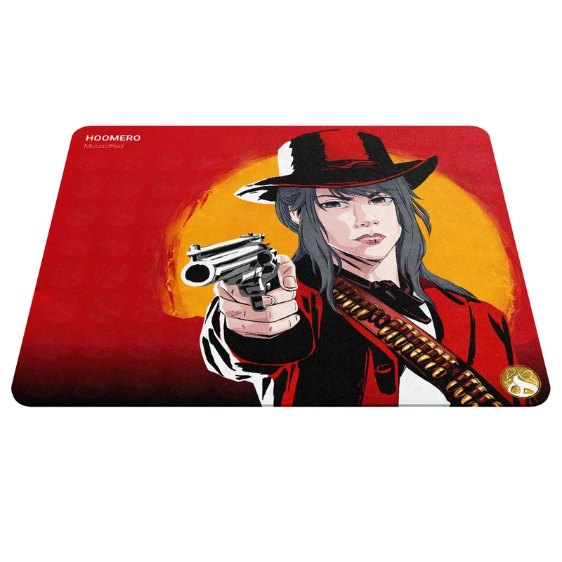 ماوس پد هومرو مدل A2785 طرح بازی Red Dead Online