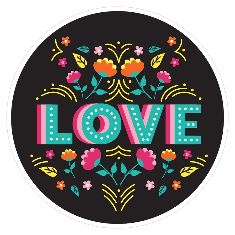  استیکر لپ تاپ مدل LOVE کد ST163