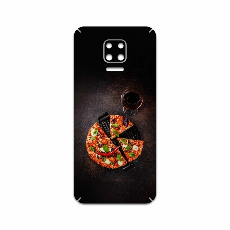 برچسب پوششی ماهوت مدل Pizza مناسب برای گوشی موبایل شیائومی Redmi Note 9S