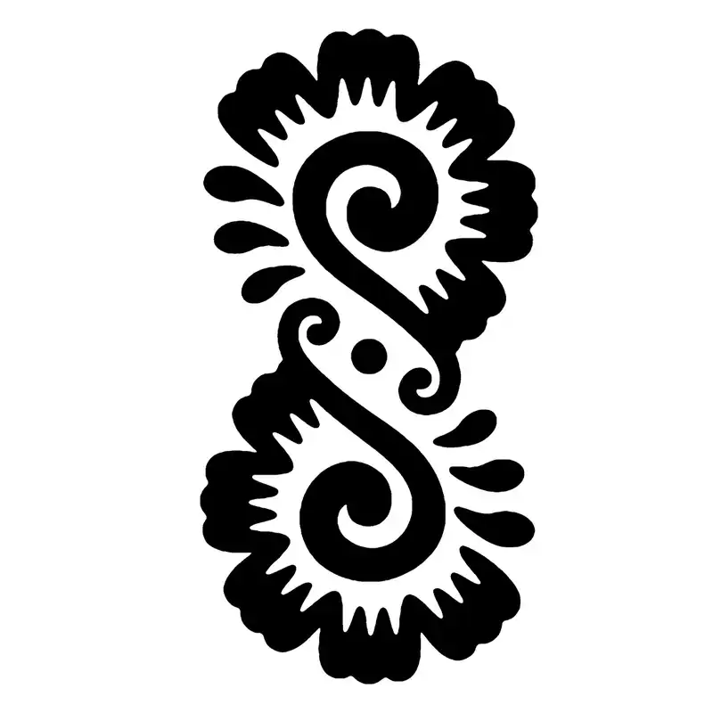 شابلون باتیس آرت طرح گل کد 50-406