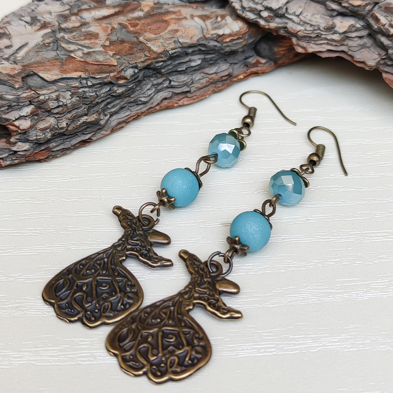 گوشواره زنانه مدل رقص سما گوشواره زنانه مدل رقص سما