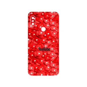 MAHOOT Youtube Cover Sticker for Xiaomi Redmi Note 6 Pro