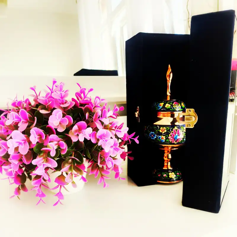 شکلات خوری میناکاری مسی مدل پرداز کد JR20