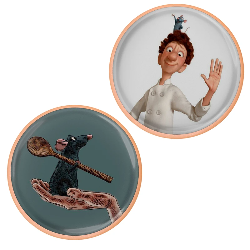 تراش مدل مخزن دار طرح انیمیشن راتاتویی موش سرآشپز کد S13092-087 بسته دو عددی