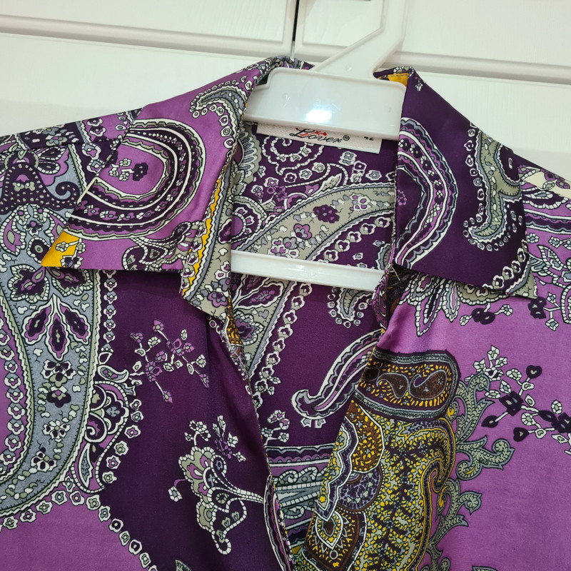 شومیز آستین بلند زنانه مدل پترن بته جقه کد ۵