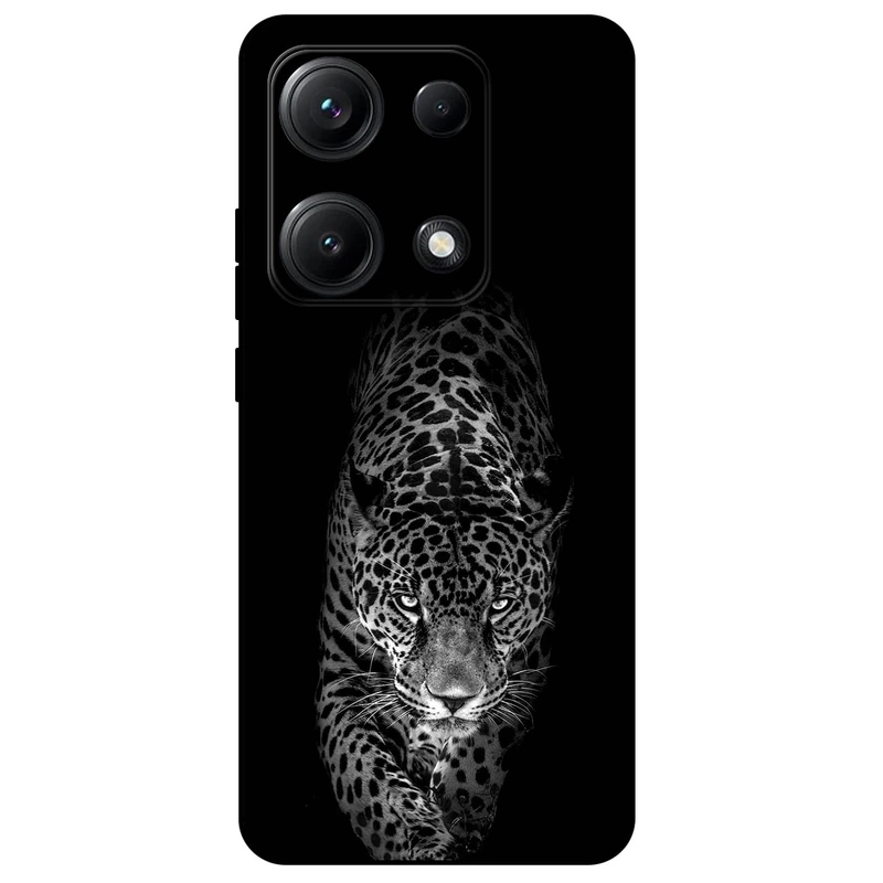 کاور مگافون طرح پلنگ مدل 1879 مناسب برای گوشی موبایل شیائومی Redmi Note 14S