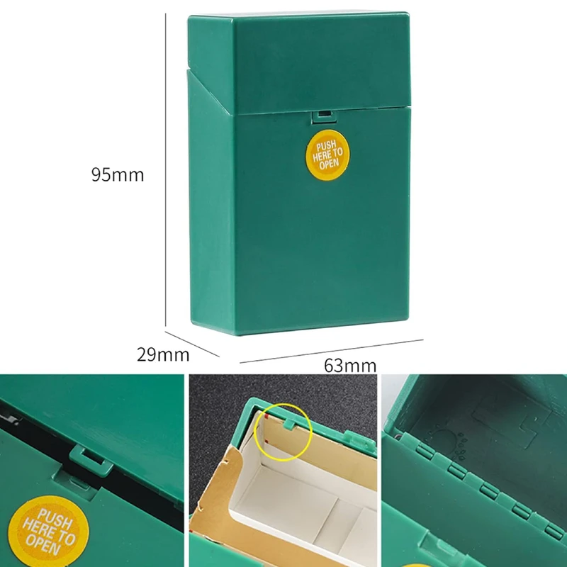 عکس شماره 2 : جاسیگاری جیبی مدل push box