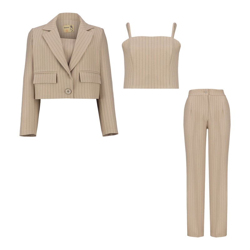 ست 3 تکه لباس زنانه السانا مدل سانیلا کد 210378