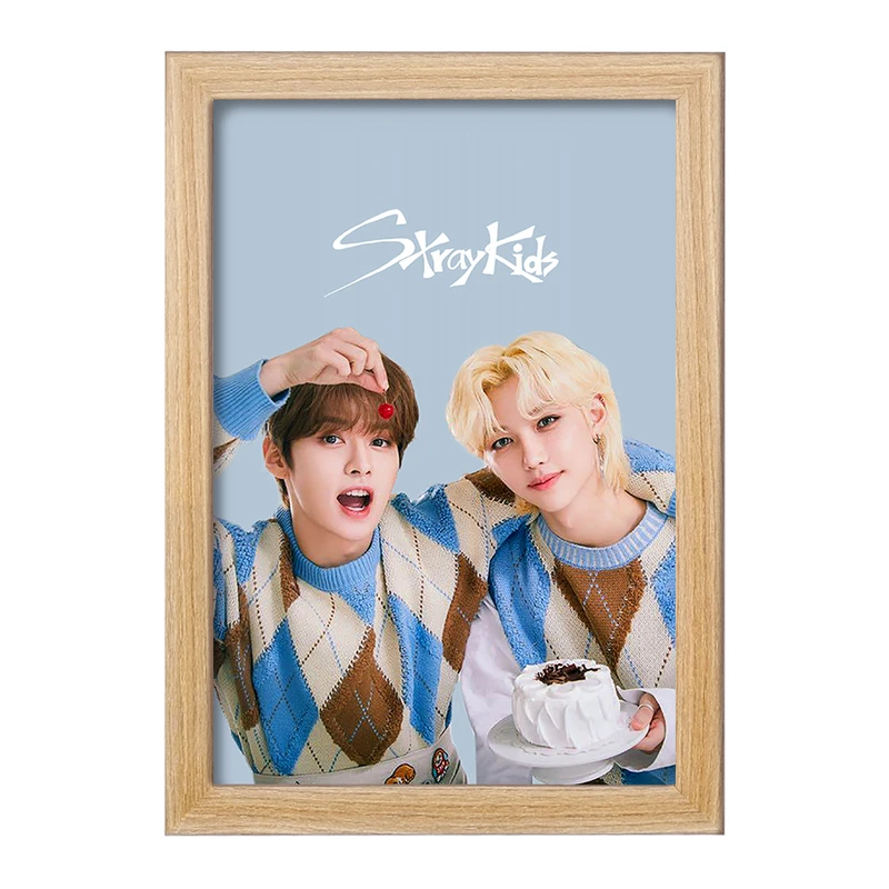 تابلو خندالو مدل مینهو و فلیکس گروه استری کیدز Stary Kids  کد 16890